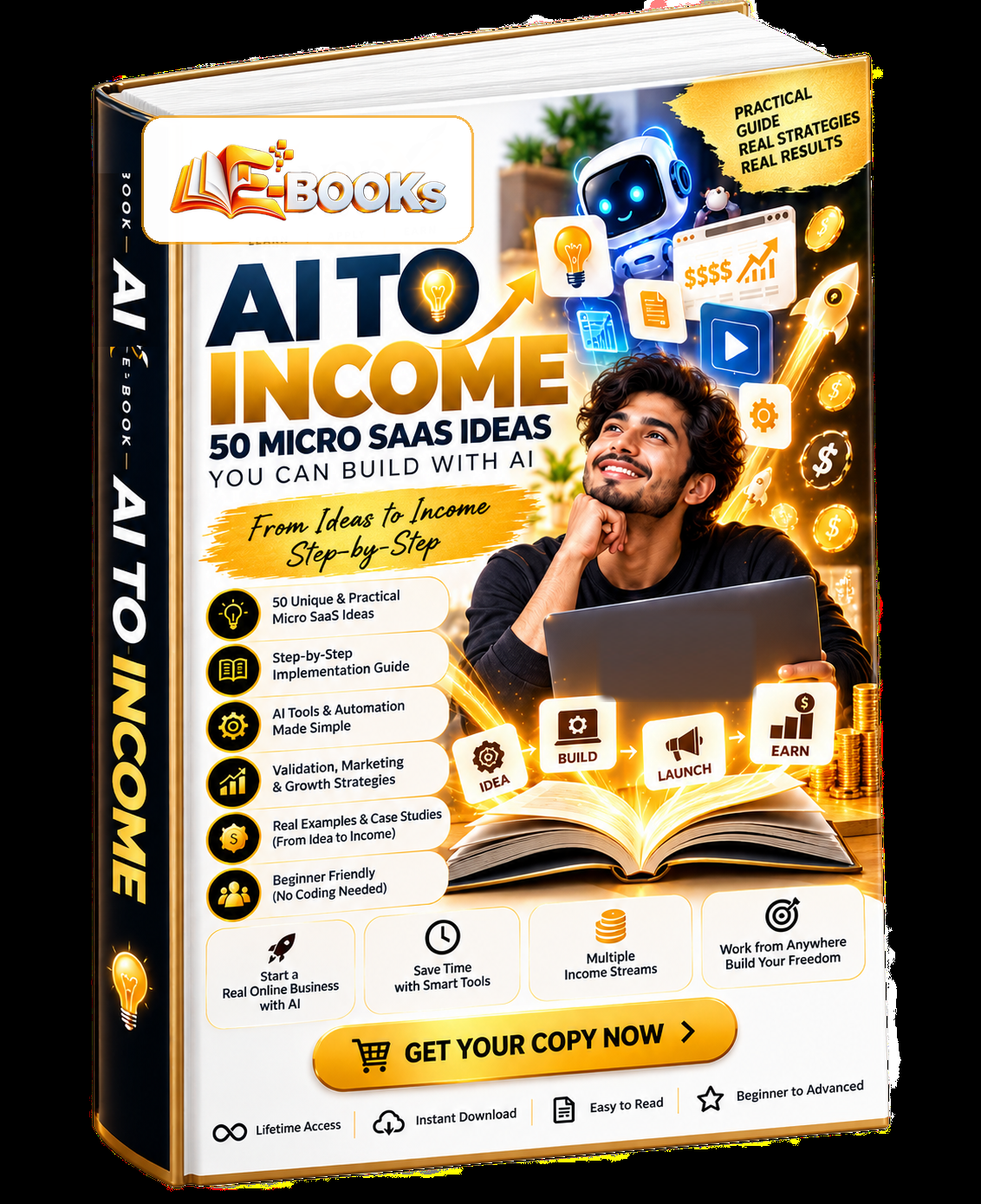 EbooksHubX AI to Income 3D Edition